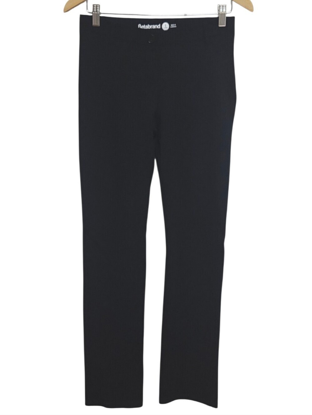 Betabrand Classic DPYP Dress Pant Yoga Pant Straight Black Small Long - Picture 3 of 10